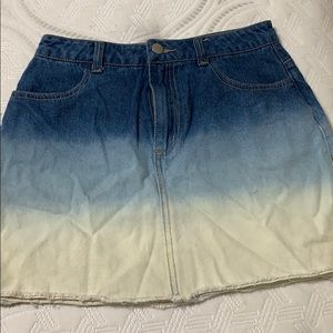 Denim skirt
